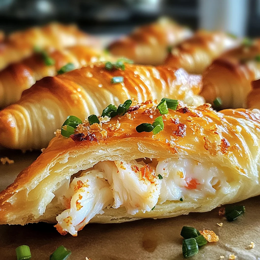 Crab Crescent Bites