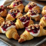 Cranberry Cream Cheese Crescent Bites
