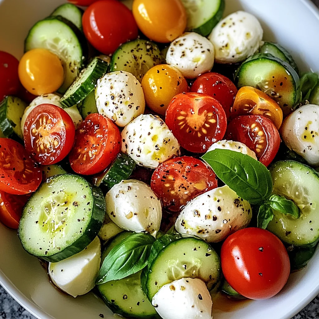 Cucumber Mozzarella Salad
