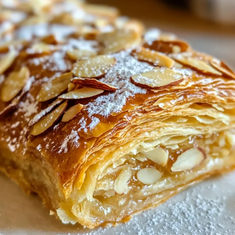 Flaky Sweet Almond Pastry
