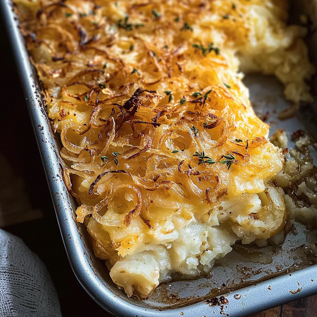 French Onion Funeral Potatoes