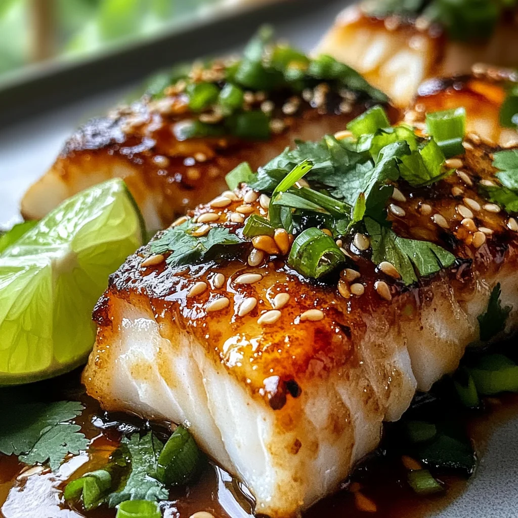 Ginger Soy Glazed Cod: A Flavorful and Healthy Seafood Dish