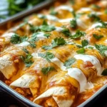 High Protein Creamy Chilli Chicken Enchiladas