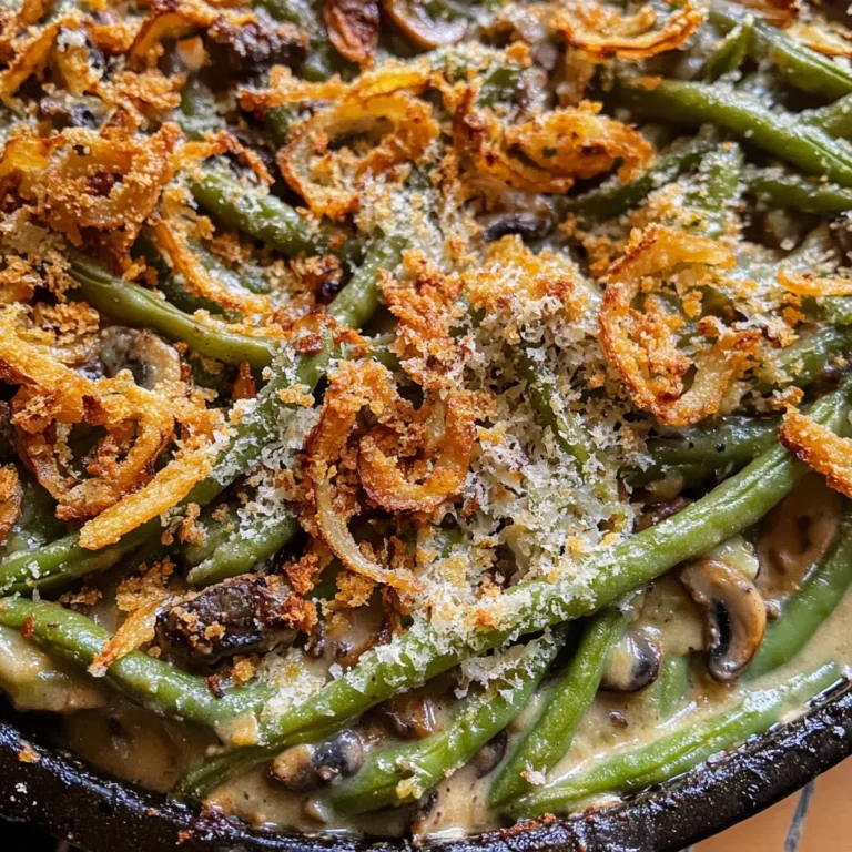 Homemade Green Bean Casserole