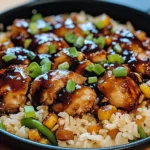 Honey BBQ Chicken Rice – The Best 1-Pan Family Dinner