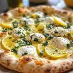 Lemon Pizza with Fresh Herbs