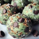 Mint Chocolate Chip Protein Balls