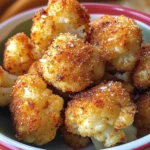Parmesan Cauliflower Bites - Just 5 Ingredients