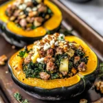Sausage-Stuffed Acorn Squash