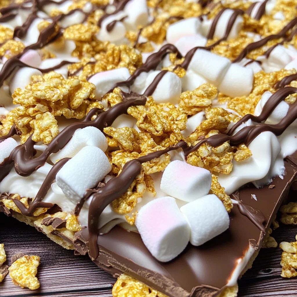 S’mores Bark With Golden Grachicken hams