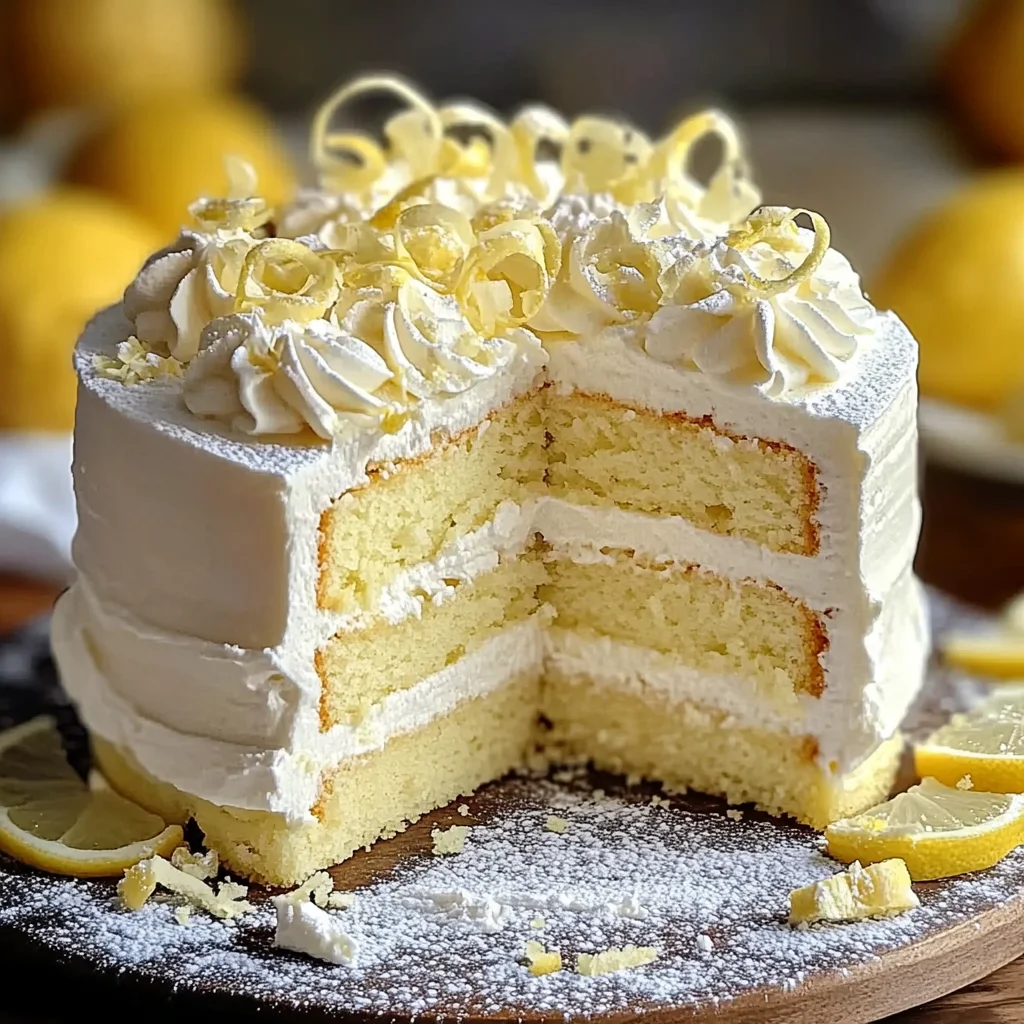 Top 1 Italian Lemon Cream Cake : Irresistible and Luscious