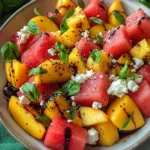 Watermelon Peach Salad – A Refreshing Gourmet Salad