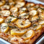 Apple Rosemary Focaccia Bread