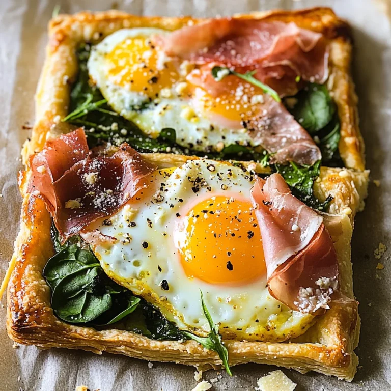 Baked Prosciutto and Egg Breakfast Tart