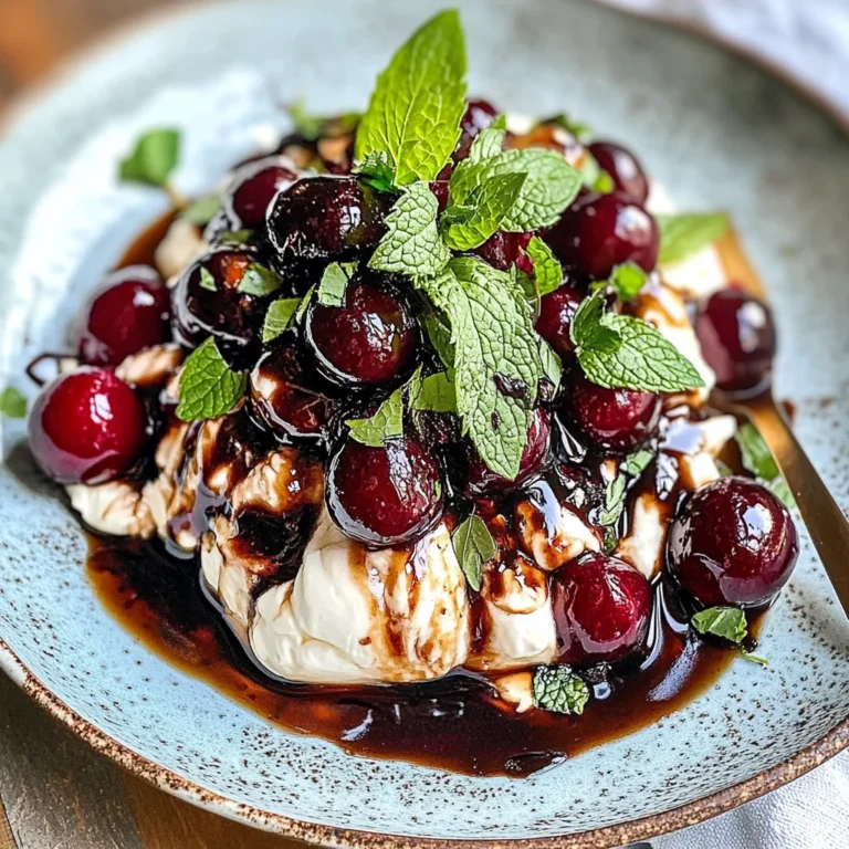 Balsamic Cherry Mint Burrata