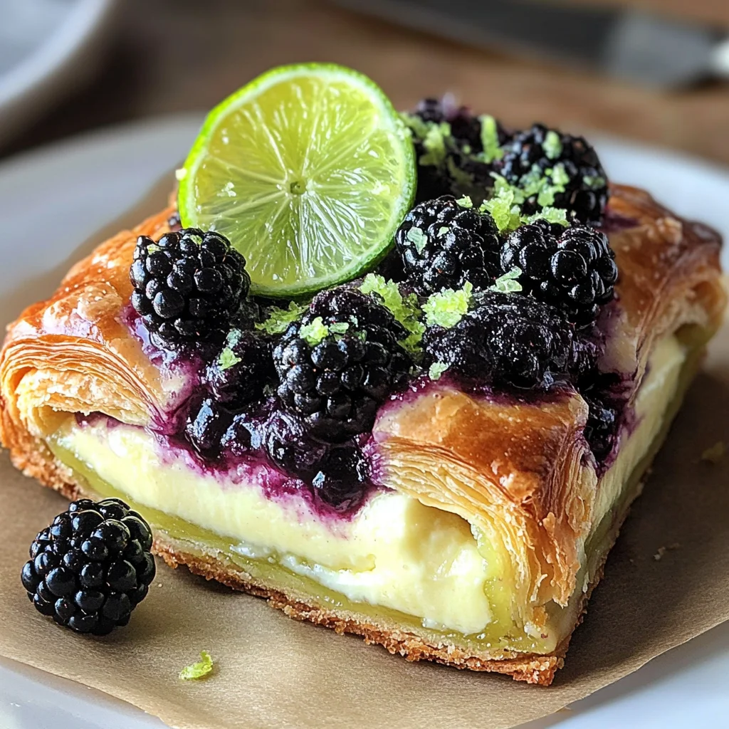 Blackberry Cheesecake Danish Lime