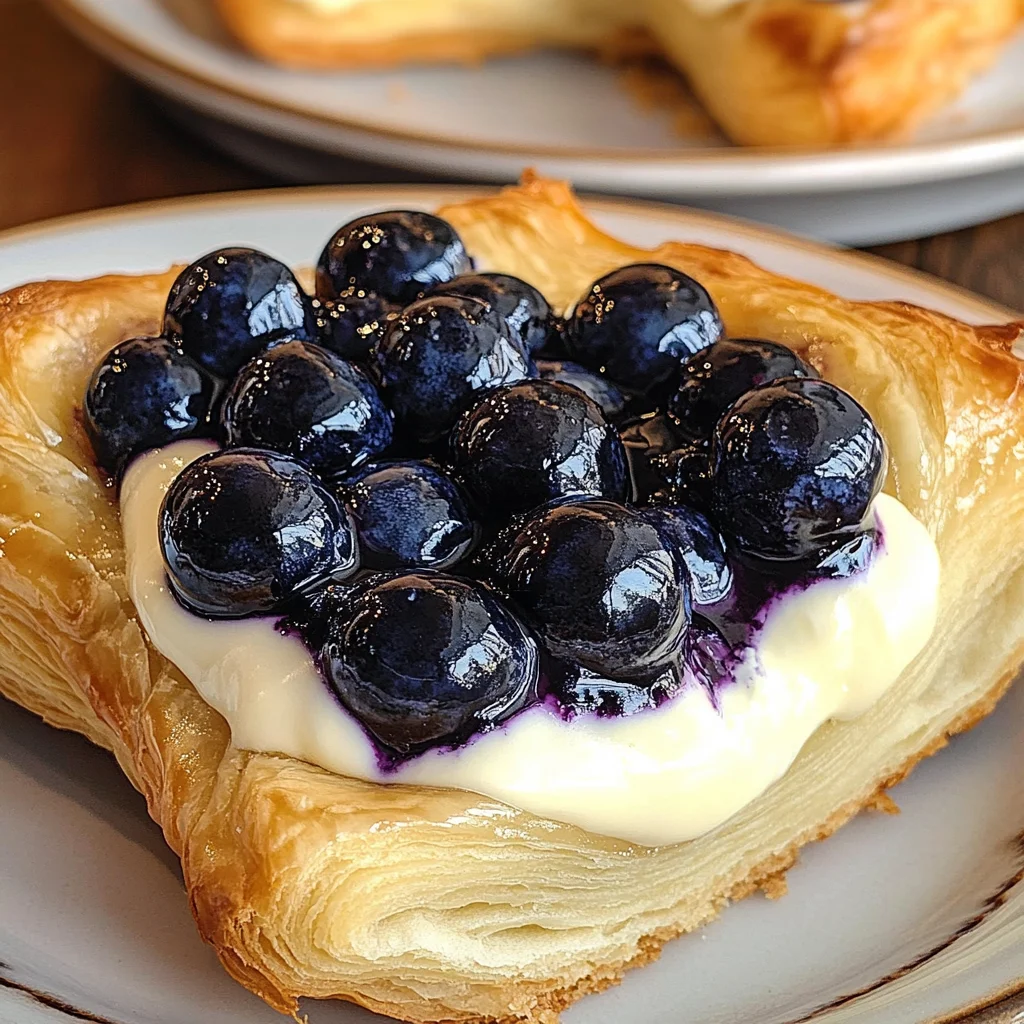 Blueberry Cream Cheese Danish