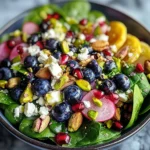 Blueberry and Pistachio Spring Salad