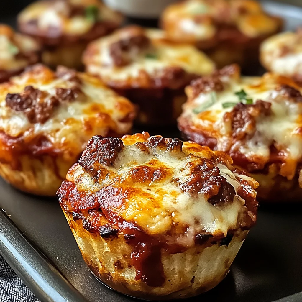 Carnivore Pizza Muffins