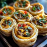 Cheesy Taco Pinwheels