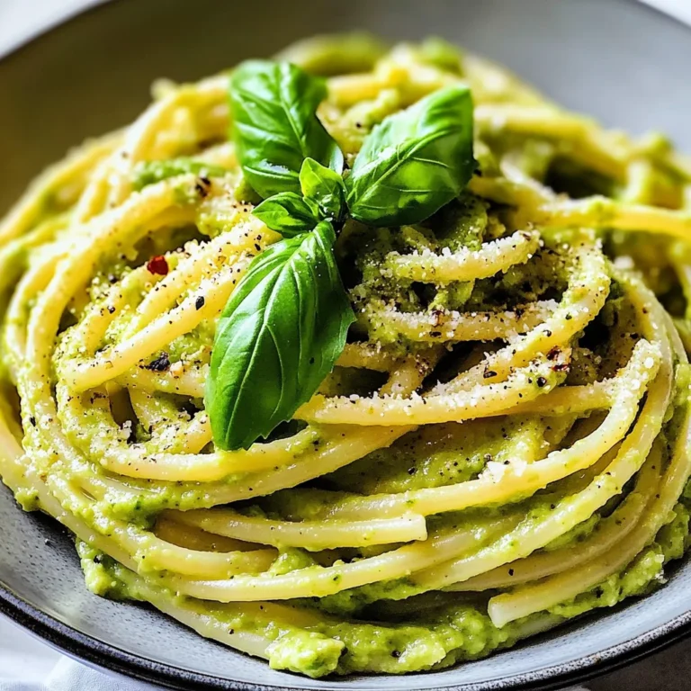 Creamy 15-Minute Avocado Pasta