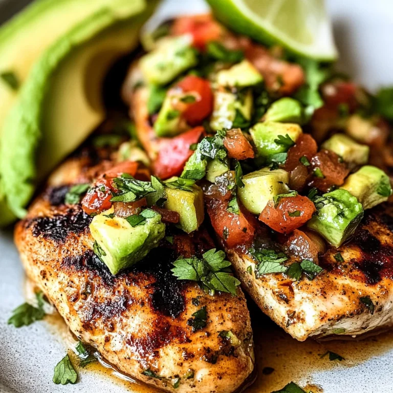 Fiesta Lime Chicken with Avocado