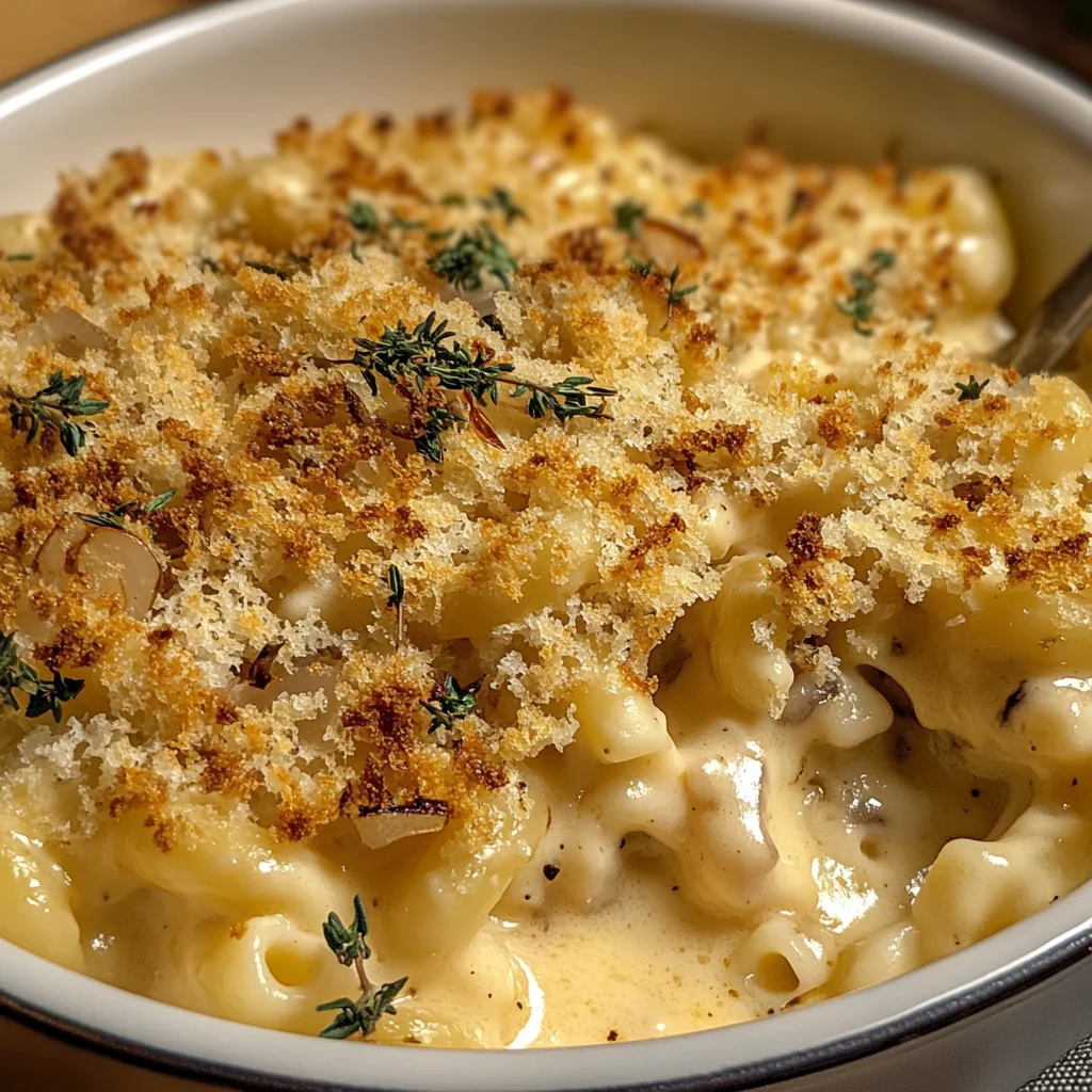 French Onion Mac and Cheese