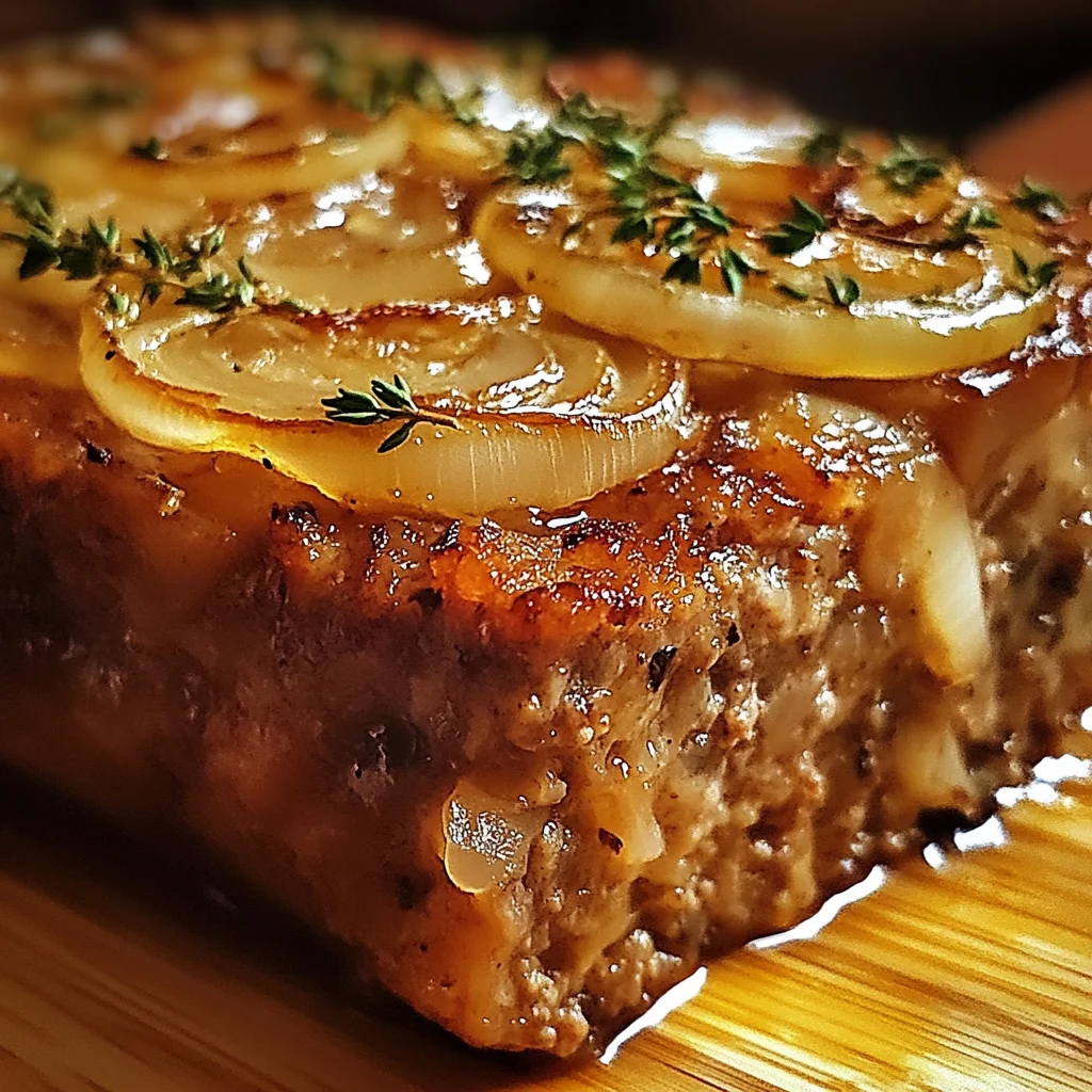 French Onion Meatloaf
