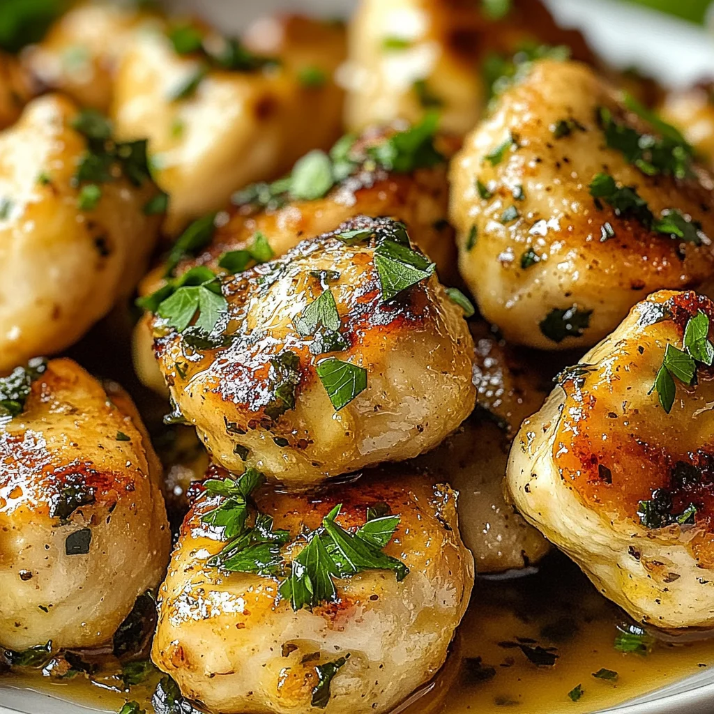 Garlic Butter Chicken Bites