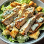 Healthy Chicken Caesar Salad