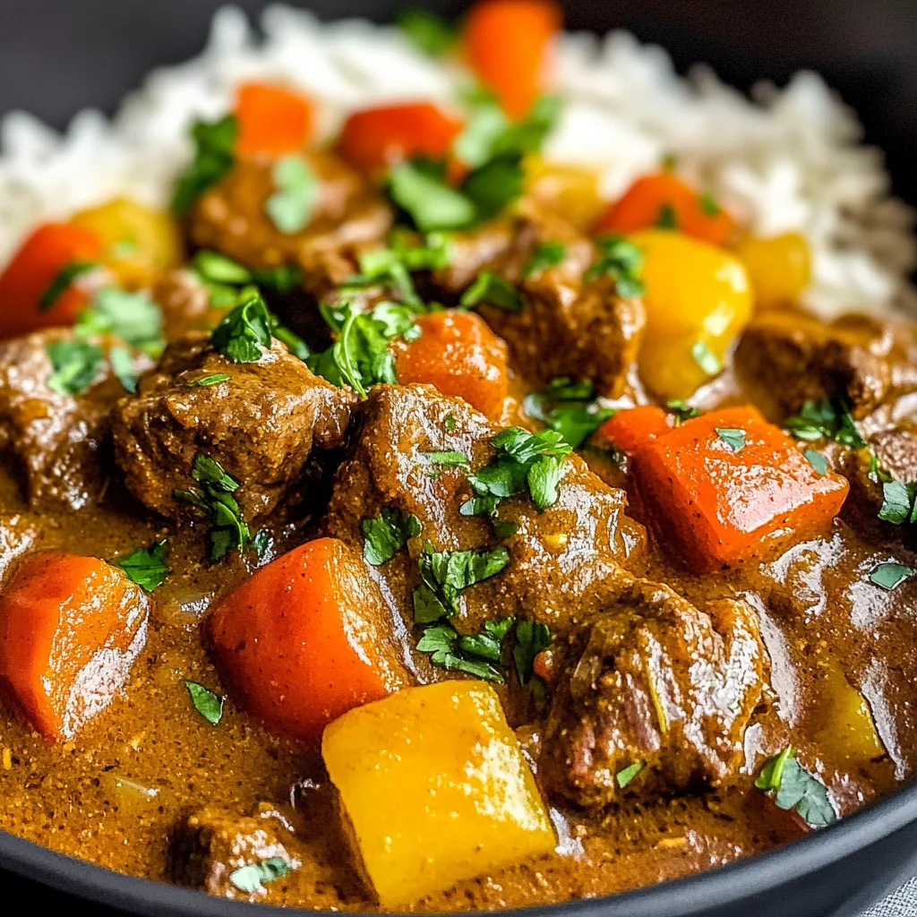 Instant Pot Beef Curry