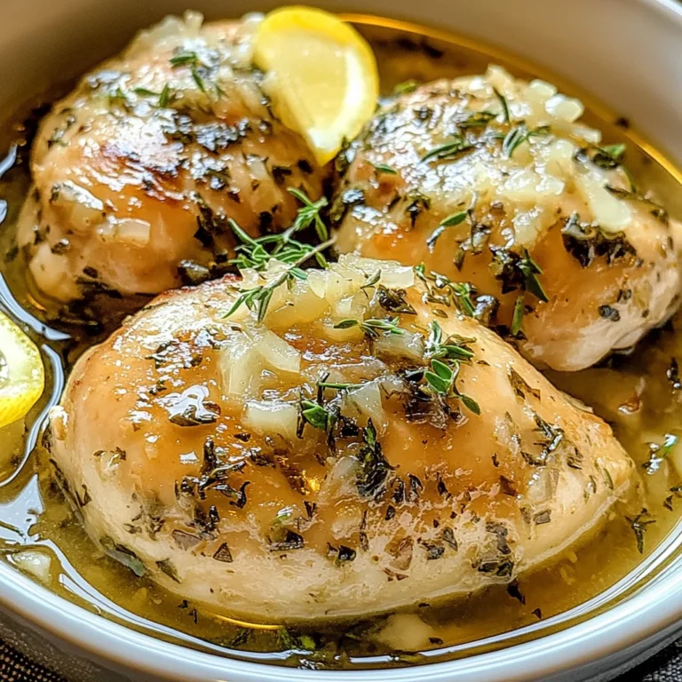 Slow Cooker Lemon Herb Chicken