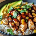 Smoky Chipotle BBQ Chicken Rice