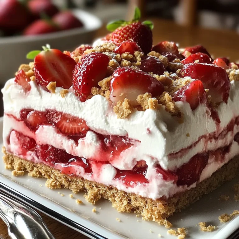 Strawberry Cream Cheese Icebox Cake
